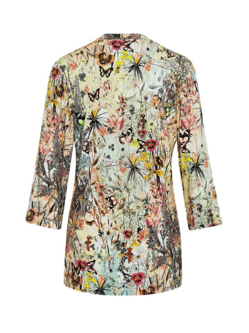 GOLDNER Kurzgröße: Figurschmeichelndes Drucktunika-Shirt in pastell / gemustert