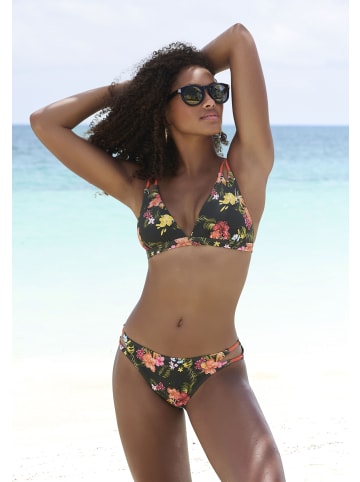 LASCANA Triangel-Bikini-Top in oliv bedruckt