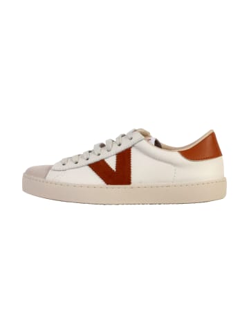 Victoria Leder-Sneaker Weiß