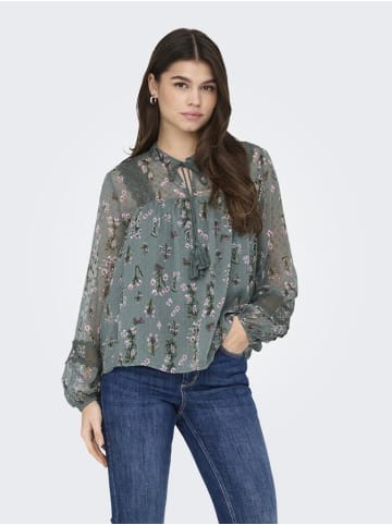 ONLY Langarmbluse in Balsam Green