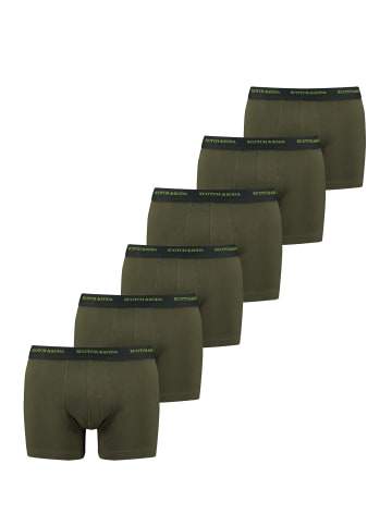 Scotch & Soda Boxershorts SCSO Men Base Logo Boxer 6er Pack in olive