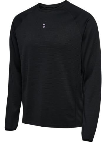 Hummel Sportshirt "Hmlpulse Performance Midlayer" in Schwarz