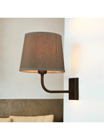 Licht-Erlebnisse Wandlampe (B)20 x (H)32.5 cm in Bronze Antik matt BraunBronze Antik matt Braun