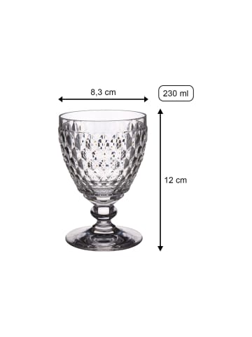 Villeroy & Boch 4er Set Weißweingläser Boston Coloured in – 230 ml in Rot