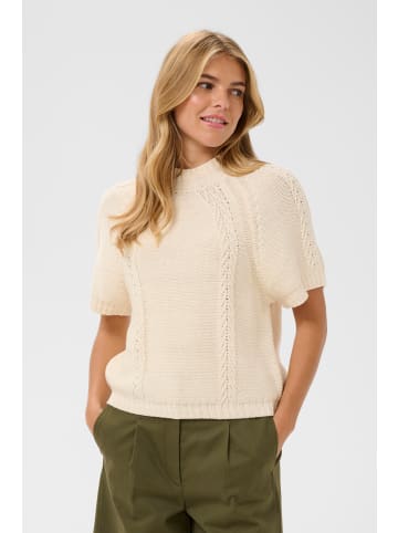 SAINT TROPEZ Strickpullover RiverSZ Gerade Passform in Pearled Ivory