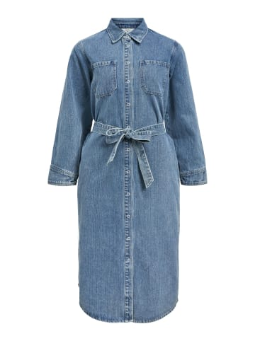 Object Blusenkleid in Medium Blue Denim