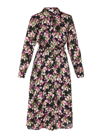 Usha Women Dress in black multicolor