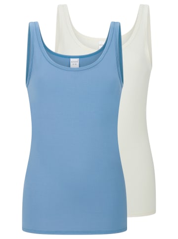 Schiesser Unterhemd / Top Modal Essentials in Hellblau