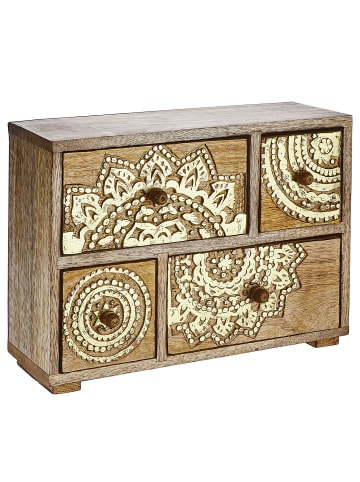 Butlers Butlers Deko-Schrank BALI in Gold