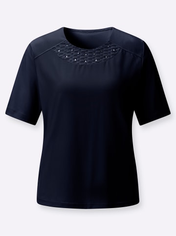 WITT WEIDEN Rundhals-Shirt in marine