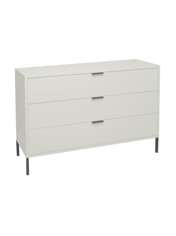 58 aufm Kessel KOMMODE Erna 119x45x82 Kreidegrau matt Lack