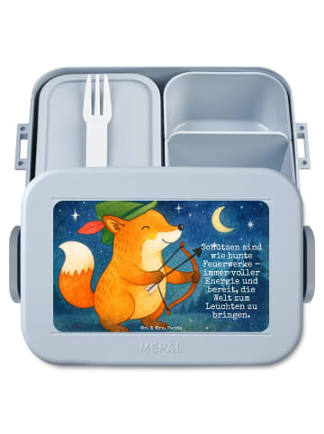 Mr. & Mrs. Panda MEPAL Bentobox Schütze Astrologie Design mit Sp... in Blau Pastell