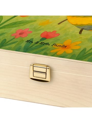 Mr. & Mrs. Panda Teebeutelbox Biene Blume Design ohne Spruch in Weiß