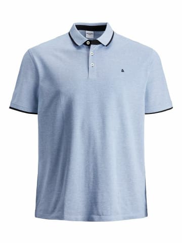 JACK & JONES PLUS Poloshirt in Bright Cobalt 1