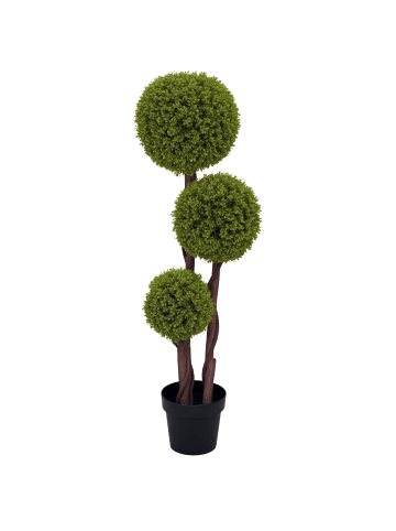 HOMCOM Kunstpflanze-19,5L x 19,5B x 115H cm-Grün