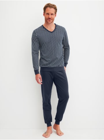 Calida Pyjama in saphir blue