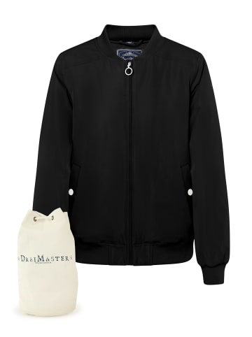 DreiMaster Maritim Blouson + Shopping Bag - Set in Schwarz