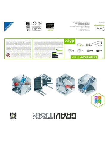 Ravensburger Ravensburger Bauspiel Extension Trax in bunt