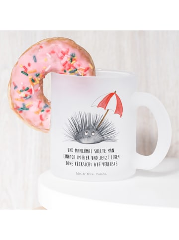 Mr. & Mrs. Panda Tasse Seeigel mit Spruch in Transparent