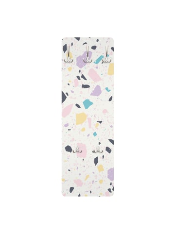 WALLART Garderobe - Detailliertes Terrazzo Muster Capri in Bunt