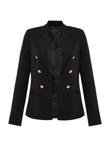 Threadbare Blazer THB Corporal Military Button Blazer in Schwarz