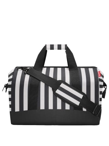 Reisenthel travelling allrounder L - Reisetasche 48 cm (leo vanilla) in summerstripes black