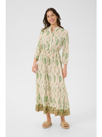 Cream Kleid CRAlora A-shape in Light Green Flower