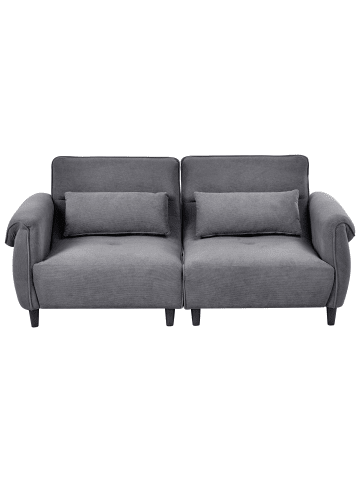 Beliani 3-Sitzer Sofa WETLAN in Grau/Schwarz - (W) 192 x (H) 84 x (L) 85 cm