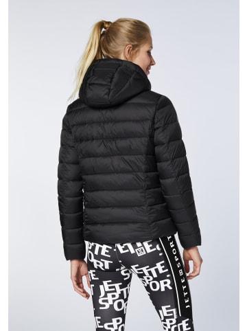 Jette Sport Wattierte Jacke in Schwarz