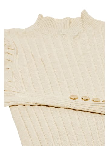 caspio Damen Strickpullover in Wollweiss