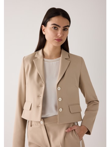 More & More feminines Kurzblazer-Jäckchen in beige