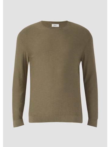 s.Oliver Strickpullover in 7853_olivgrün