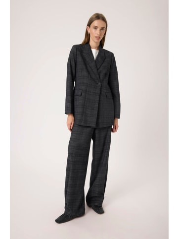 Soaked in Luxury Pants Suiting SLEvonne Relaxed fit in Black Suiting Check