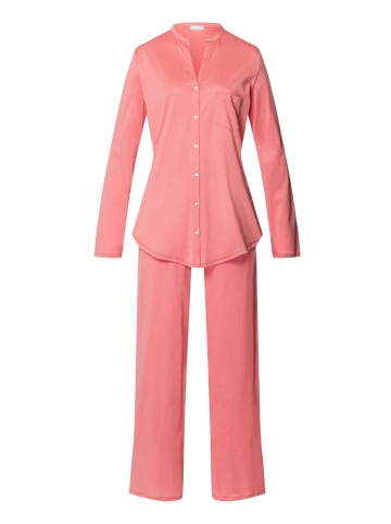 Hanro Pyjama Cotton Deluxe in Lantana