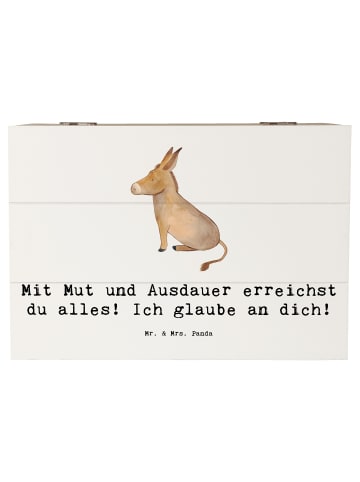 Mr. & Mrs. Panda Aufbewahrungsbox Spruch Sportliche Wettkämpfe M... in Weiß