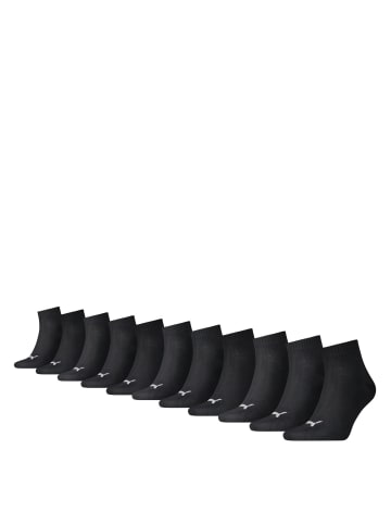 Puma Quartersocken ECOM 11er Pack in Schwarz