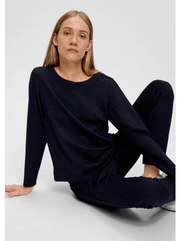 s.Oliver Sweatshirt langarm in Blau