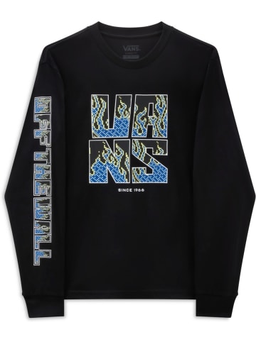 Vans Shirt "Digi Flames Ls" in Schwarz