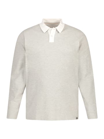 STHUGE Poloshirt in grau melange