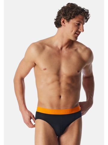 Schiesser Rio Slip / Unterhose 95/5 Organic Cotton in Schwarz