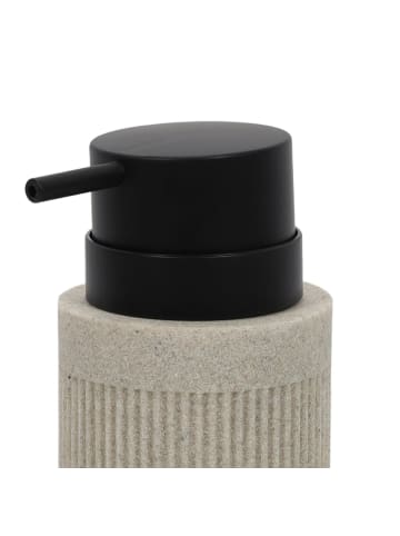 5five Simply Smart Seifenspender ONYX, Schiefer in Beige, Ø 7 x (H) 17,4 cm