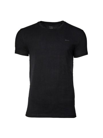 Gant T-Shirt 2er Pack in Schwarz/Weiß