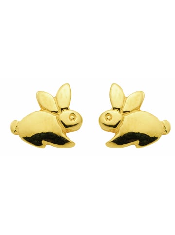 Adeliás Damen 333 Gold Ohrringe / Ohrstecker Hase in gold
