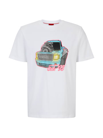 HUGO T-Shirt in weiß