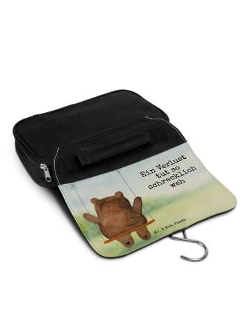 Mr. & Mrs. Panda Badetasche Bär Schaukel Design mit Spruch in Weiß