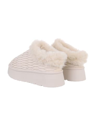 Ital-Design Stiefelette in Creme