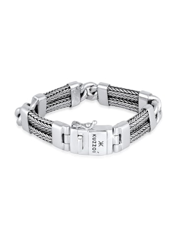 KUZZOI Armband 925 Sterling Silber in Silber