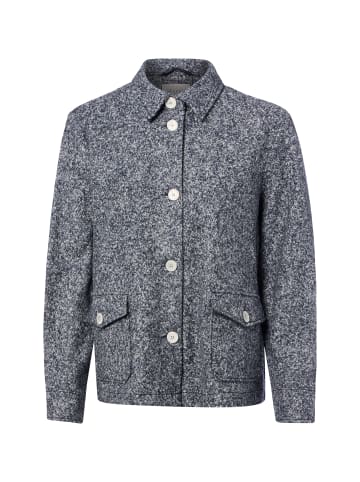 März Strick-Hemdjacke in anthrazit weiß - 0001