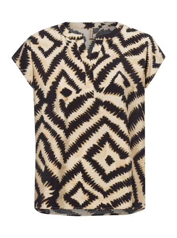 soyaconcept Kurzarmbluse SC-Pixi 1 in beige