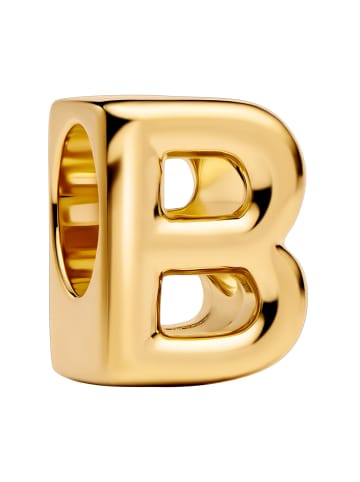 Pandora Mini-Charm Buchstabe B Goldfarben